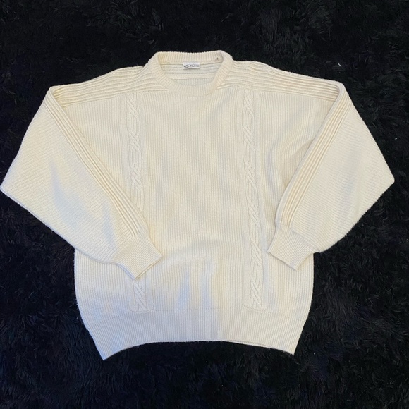 FIUME Mens Crewneck Knit Sweater Vintage fits as Size Large - Picture 1 of 2